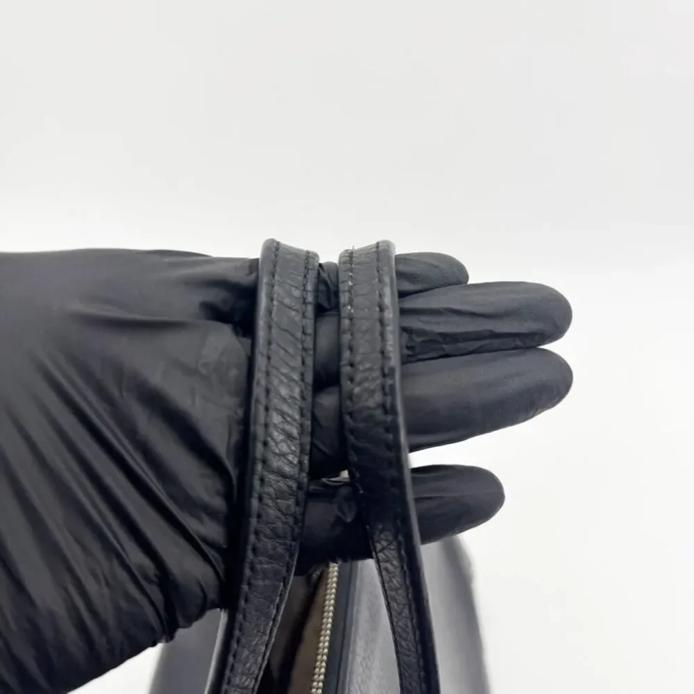 Gucci Soho Leather Top Handle Bag Black